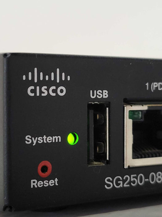 Cisco SG250-08 - Gigabit Smart Switch 8-Port with Power Adapter