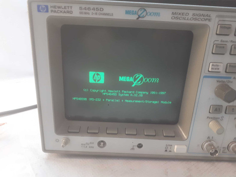 HP / Agilent 54645D 2 Channel 100MHz 200MSa/s Mixed Signal Oscilloscope
