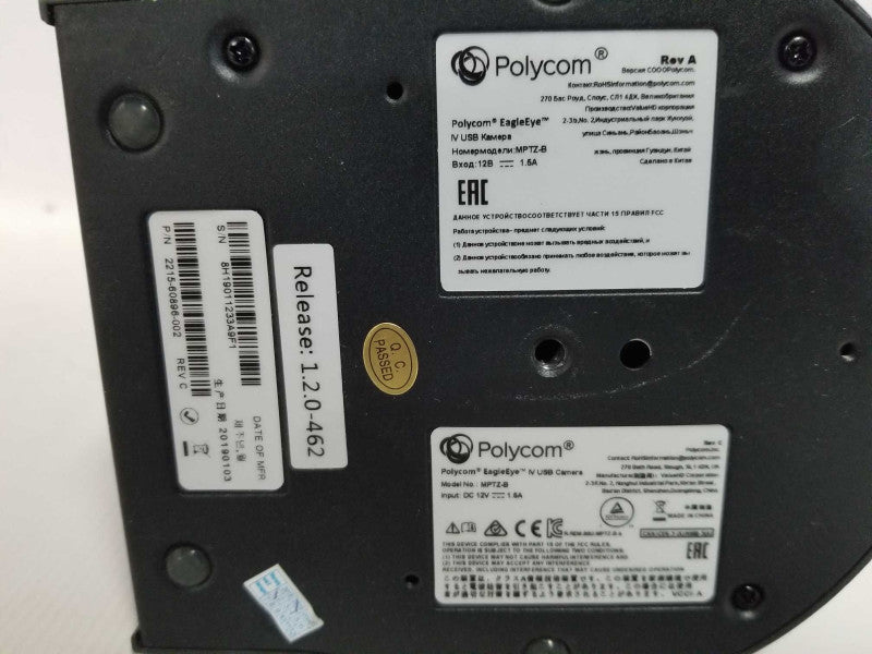 Polycom EagleEye MPTZ-B 1.5A Camera - READ #
