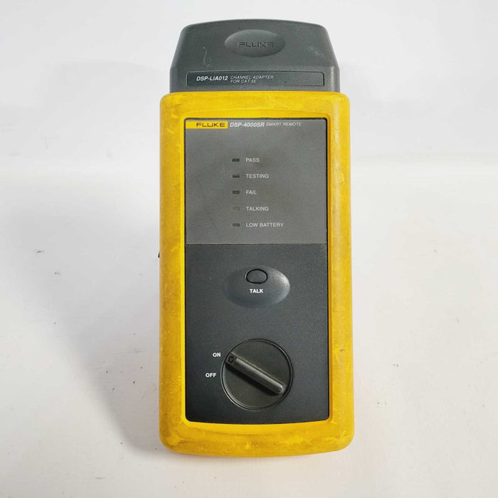 Fluke DSP-4000SR With Battery & DSP-LIA012 Cat5e Adapter READ =