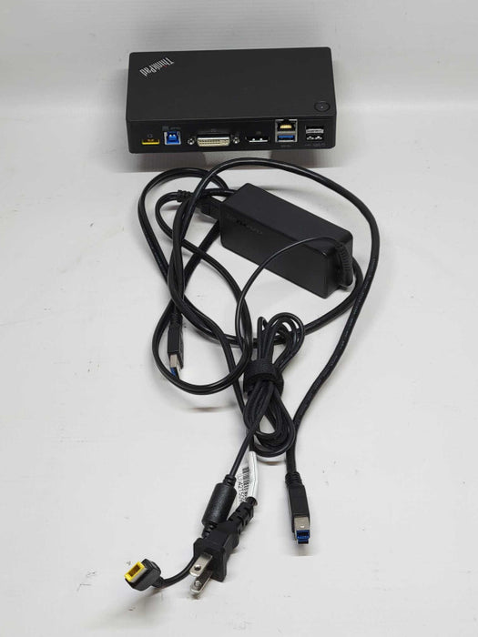 Lenovo Thinkpad USB 3.0 Pro Dock with USB Cable and Power Adapter