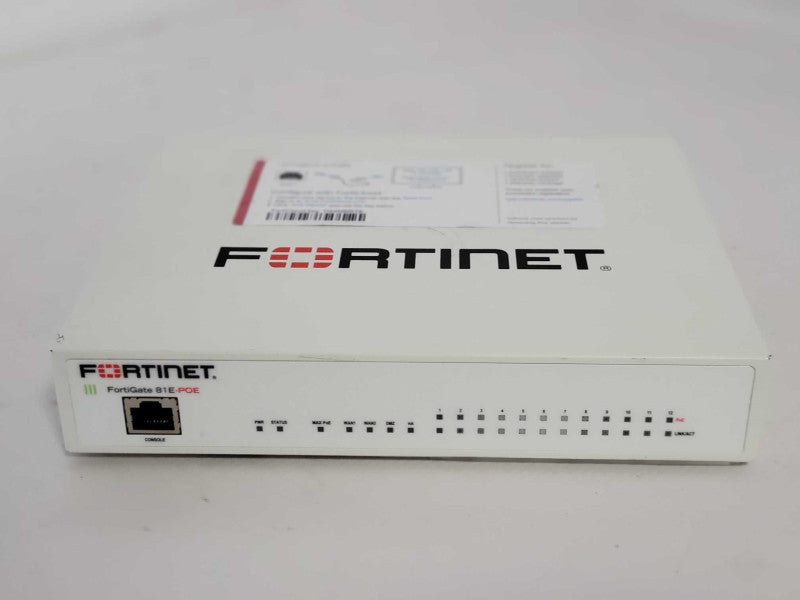 Fortinet FortiGate 81E-PoE FG-81E-PoE Network Security Firewall  _
