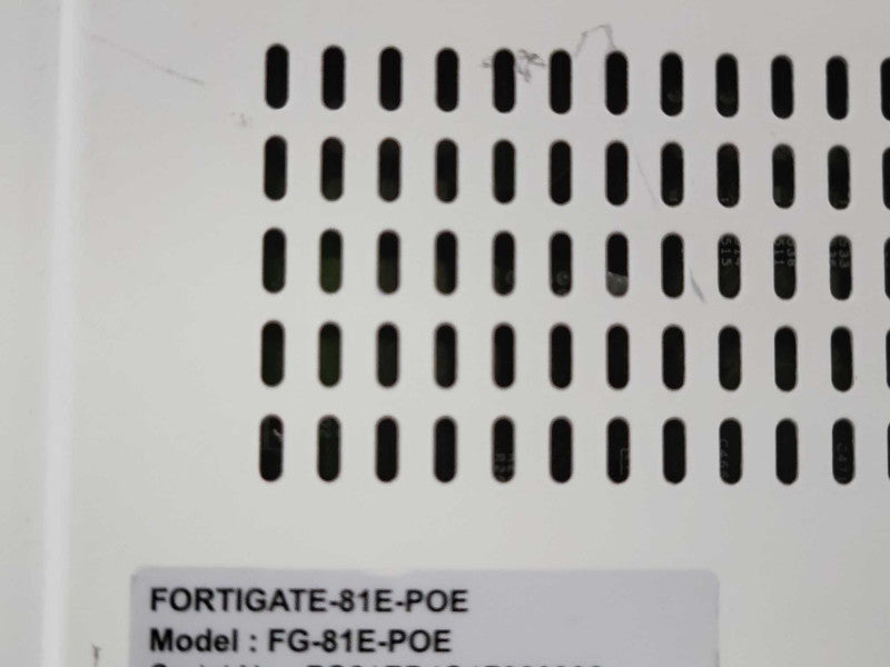 Fortinet FortiGate 81E-PoE FG-81E-PoE Network Security Firewall  _