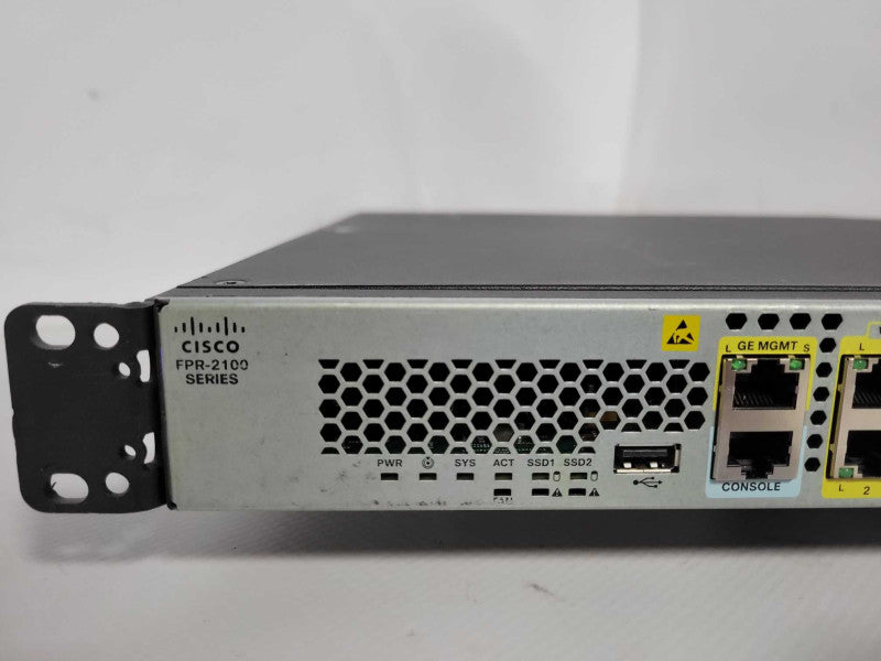 Cisco FPR-2100 Series FPR-2110 V02 Firewall Security Appliance w/ 100GB SSD _
