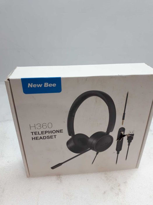 New Bee H360 3.5mm/USB Wired Telephone Head phone  Q&