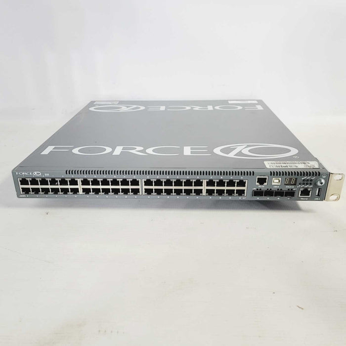 Force 10 S55T-AC-R 44 Port 4x SFP Network Switch + S55 12G Stacking Module Q=