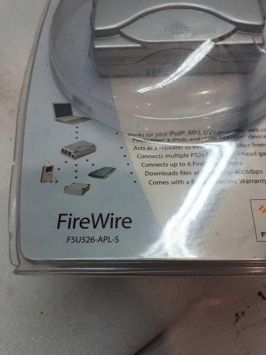 Belkin (F5U526-APL-S) 6-Ports FireWire External Hub &