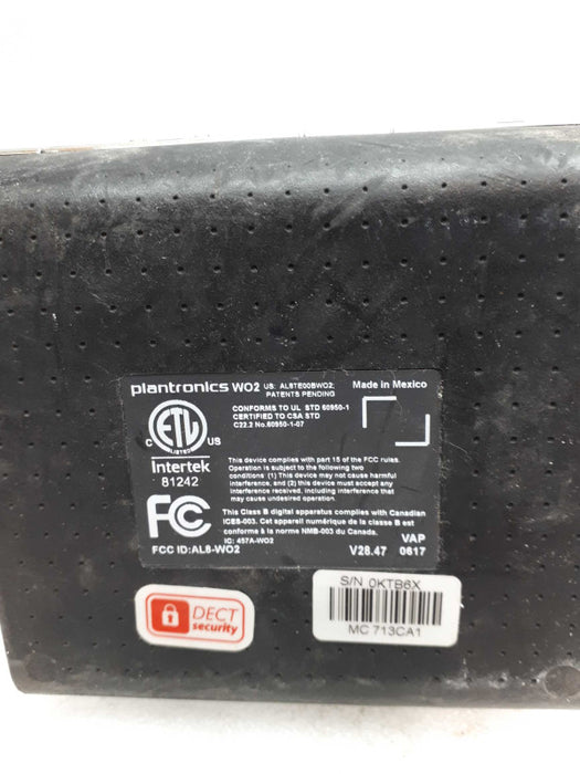 Plantronics WO2  Charging Base Adapter USB DECT 6.0 &