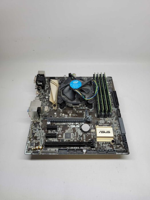Intel i5-6500 @ 3.20GHz - ASUS H170M-PLUS - 32GB DDR4 PC4-2400 (COMBO)