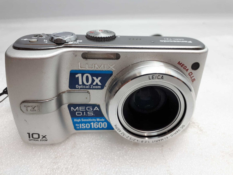 Panasonic LUMIX DMC-TZ1 5.0MP Digital Camera - Silver &