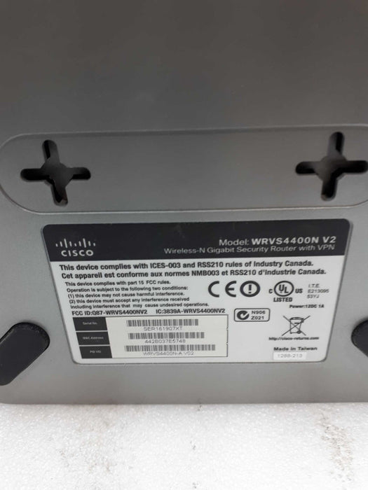 Cisco-Linksys WRVS4400N Wireless-N GigaBit Security Router,VPN v2.0 &