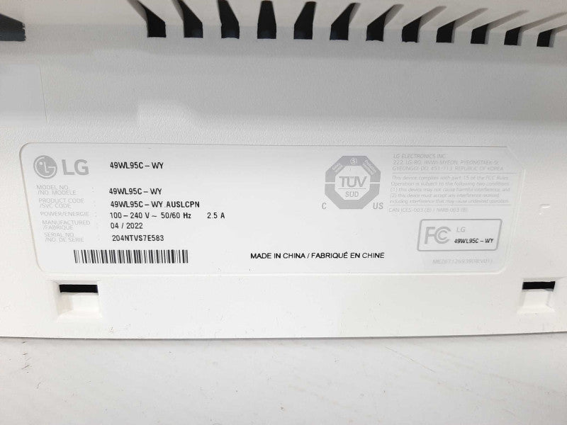 LG UltraWide Curved display 49\\" 49WL95C-WY 32:9 Dual WQHD 5ms 60Hz IPS READ $