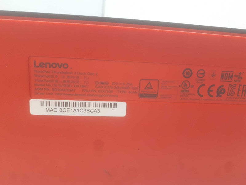 ThinkPad Thnderbolt 3 Dock Gen 2