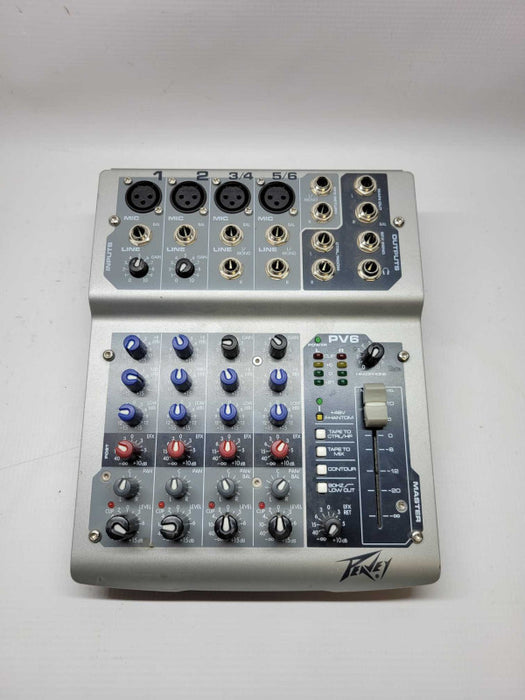 Peavey PV6 - Mixer - No Power Adapter (AS-IS)