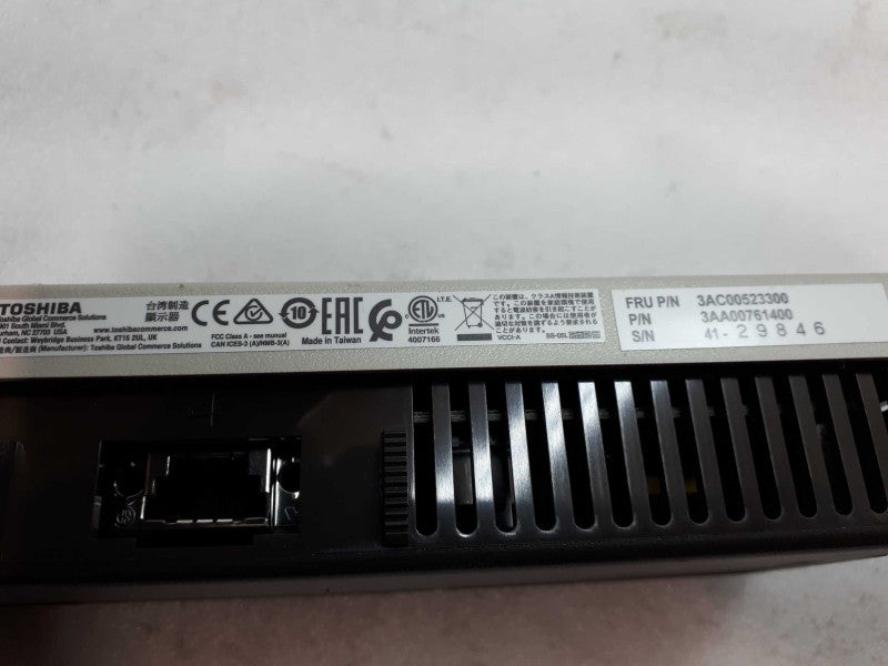 Toshiba LCD POS Register Pole Display 3AA00761400 Replaces IBM 41K6814 &