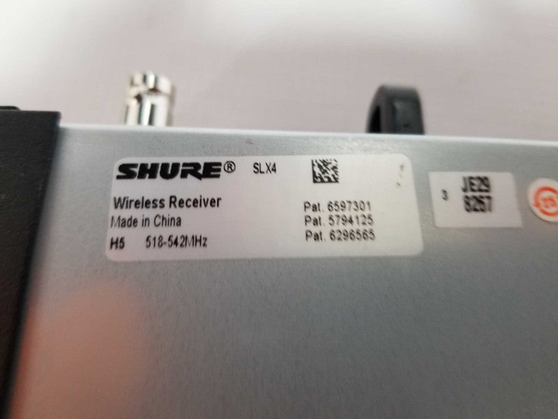 Shure Audio SLX4 Diversity Receiver - READ Q#