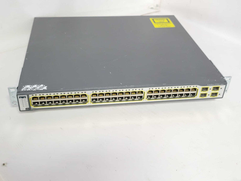 Cisco WS-C3750G-48TS-S 48 Port Gigabit Managed Switch Q_