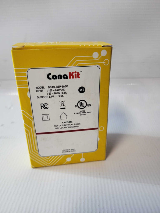 Canakit USB-C 15W adaptor for RasperryPi with extra heatsink  -