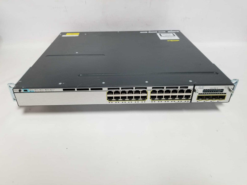 Cisco WS-C3750X-24P-L 24-Port PoE 1GB network Module - Fact Reset  #