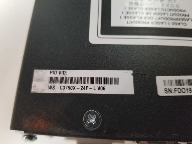 Cisco WS-C3750X-24P-L 24-Port PoE 1GB network Module - Fact Reset  #