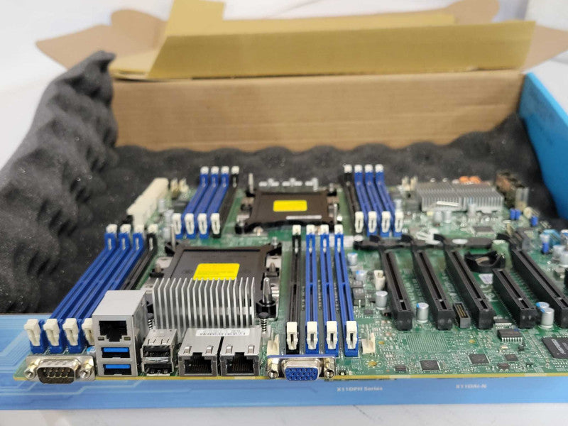 SuperMicro X11DPi-N Intel C621 E-ATX Dual CPU. Server Motherboard, Read _