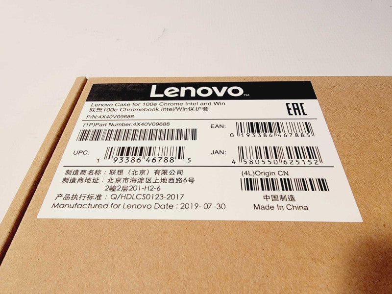 Lenovo 4X40V09688 Case For 100E Chrome Intel and Windows Q(