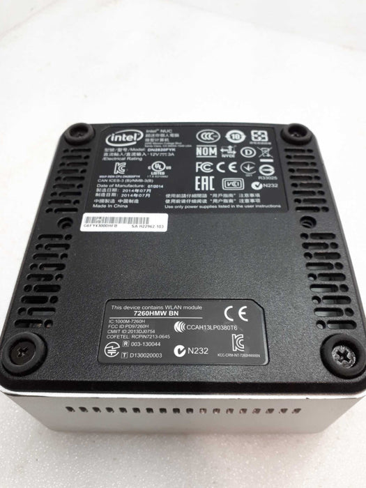 Intel NUC DN2820FYK Mini Computer- See notes &