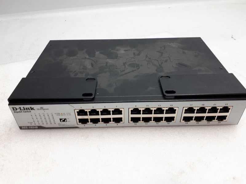 D-Link DGS-1024D 24 Port Unmanaged Switch 100/1000 Gigabit Ethernet MW3F1 &