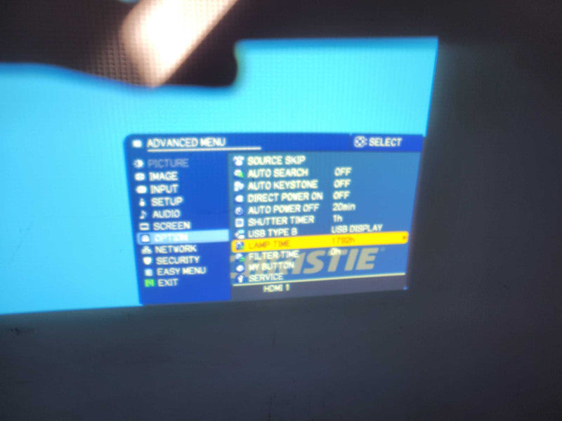 Christie LW401 LCD Projector 1792 Hours _