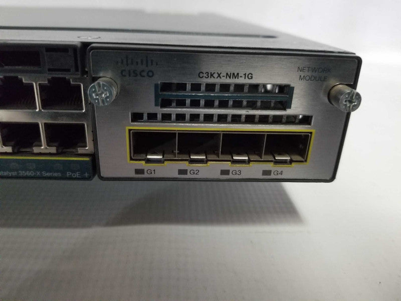 Cisco WS-C3560X Series PoE+ Switch WS-C3560X-48P-S - fact reset #