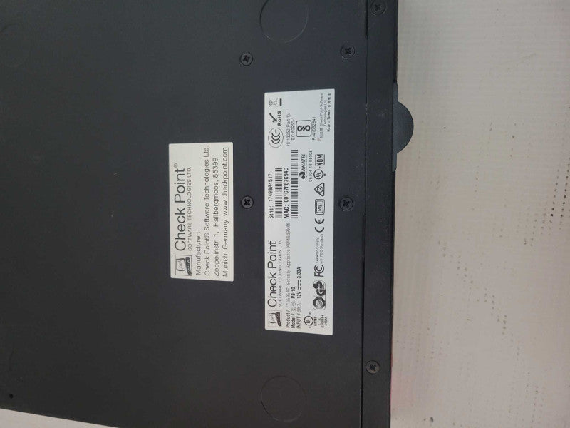 Check Point PB-10 3100 Firewall Intel Atom - Factory Reset Q