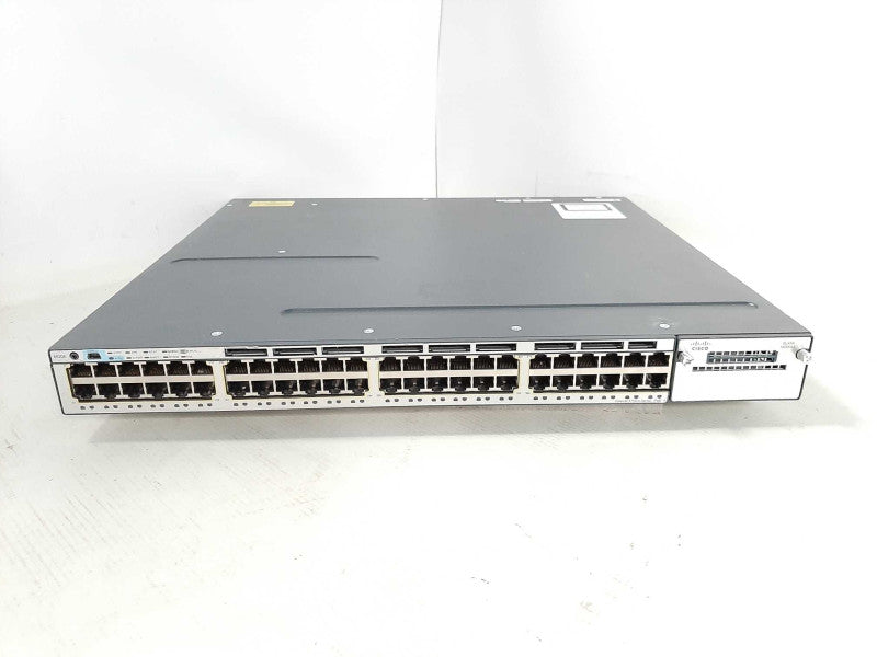Cisco WS-C3750X-48PF-S 48 Port PoE Gigabit Switch READ $