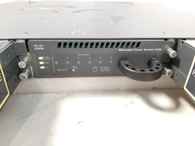 Cisco Redundant Power System 2300 PWR-RPS2300 w/ 2X C3K-PWR-1150WAC PSU $