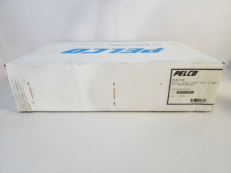 Pelco MCS16-20SB Master Camera Power Supply 20Amp 16 Outputs switch Breaker (