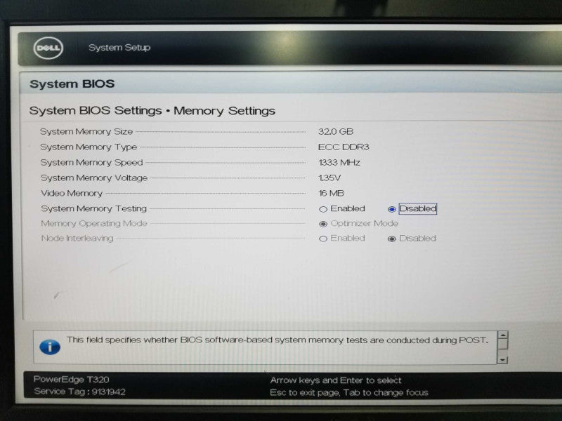 Dell Poweredge T320 Pentium 1403 V2 @ 2.60ghz / 32gb ram / READ #