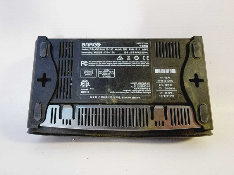 Barco ClickShare CS-100 Wireless Conference Presentation System  (