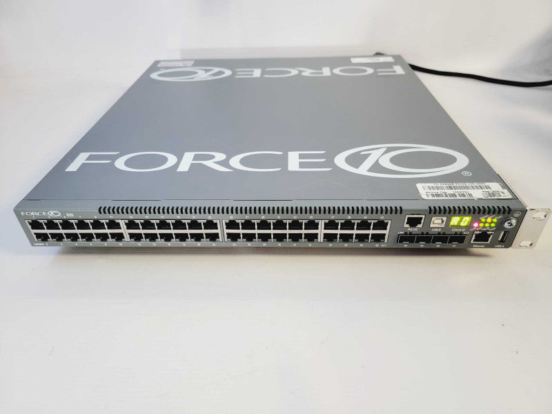 Force 10 S55T-AC-R 44 Port 4x SFP Network Switch + S55 12G Stacking Module Q(