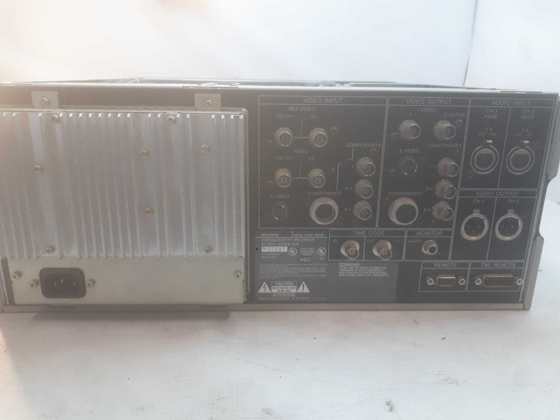 Sony BetaCam SP VideoCassette Recorder UVW-1800