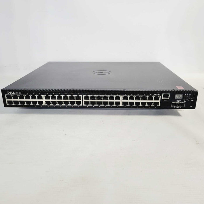 Dell N2048P PoE Ethernet Switch L2 Stacking 48x 10/100/1000Mb 2x 10GbE SFP+ Q=