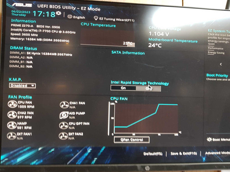 Custom PC - Intel i7-7700 @ 3.60 GHZ 16GB DDR4, 600W PSU
