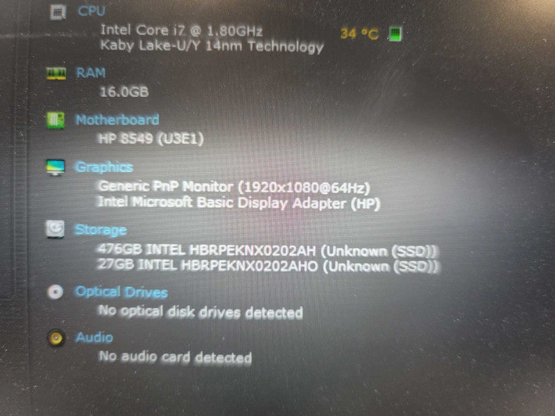 HP EliteBook 840 G6 i7-8565U, 16GB DDR4, 512GB SSD QÎ²