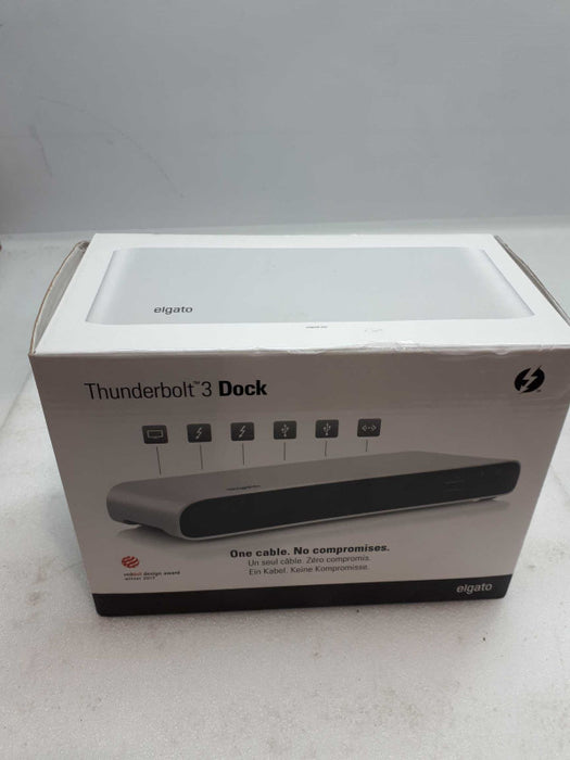 New Elgato Thunderbolt 3 Dock USB-C RJ45 USB 3 DisplayPort Dual 4k  &
