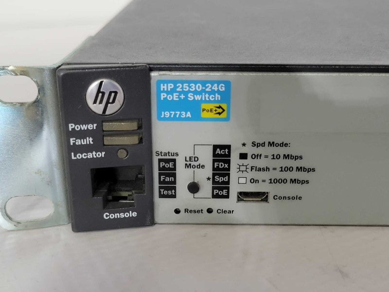 HP J9773A 2530-24G-PoE+ 24 Port PoE+ Gigabit Switch _