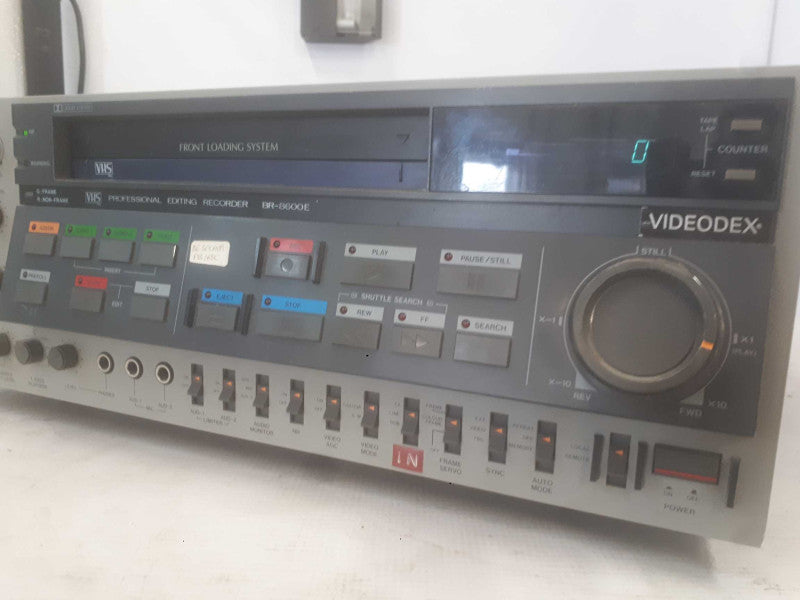 JVC Videodex Editing Recorder  Model: BR-8600E