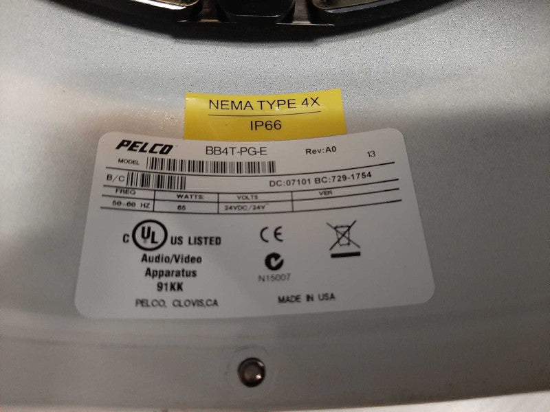 Pelco DD4C16 Camera with BB4T-PG-E Housing READ $