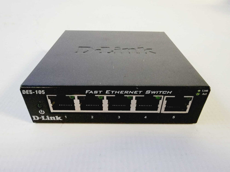 D-Link DES (DES-105) 5-Ports External Switch (