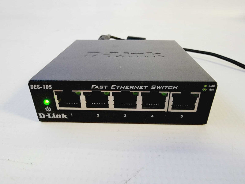 D-Link DES (DES-105) 5-Ports External Switch (