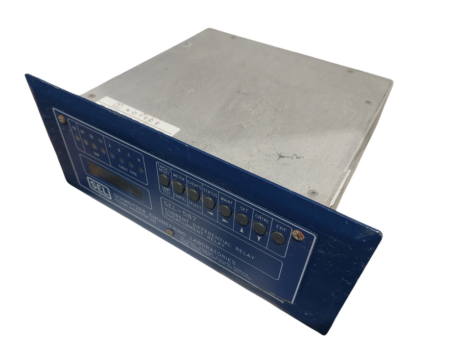 SEL Schweitzer Engineering Laboratories SEL-587 Current Differential Relay  =