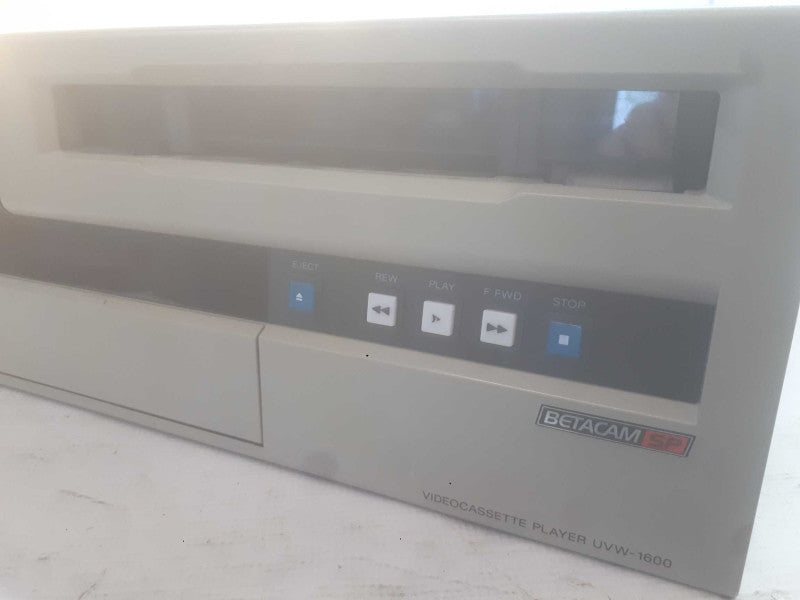 Sony Betacam SP Videocassette Player Model:UVW-1600