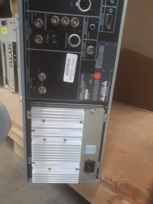 Sony Betacam SP Videocassette Player Model:UVW-1600